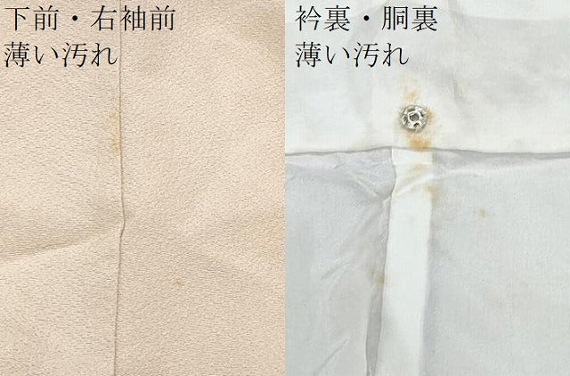 平和屋着物■上質な色無地　赤白橡色　正絹　逸品　CABG2734th