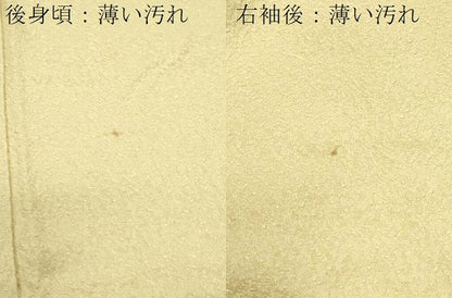 平和屋着物■上質な色無地　蒸栗色　正絹　逸品　CABG2742th