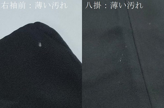 平和屋着物■豪華黒留袖　駒刺繍　扇面花文　暈し染め　金彩　正絹　逸品　CABG2745th