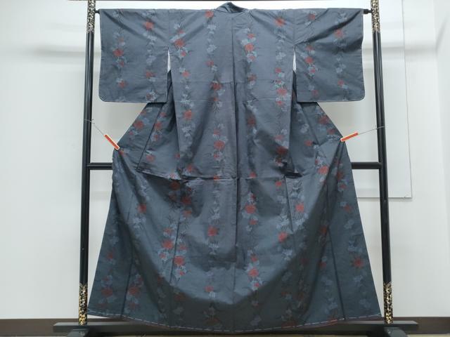 平和屋着物■本場大島紬　7マルキ　花間道　正絹　逸品　未使用　CABG2746th
