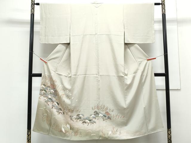 平和屋着物■豪華色留袖 飛鳥風景文 暈し染め 金彩 正絹 逸品 CABG2753th