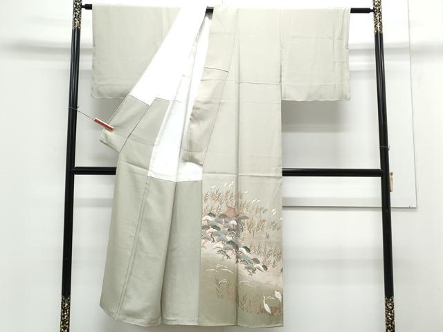 平和屋着物■豪華色留袖 飛鳥風景文 暈し染め 金彩 正絹 逸品 CABG2753th