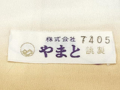 平和屋着物■訪問着　刺繍　色紙重ね花文　金彩　やまと誂製　正絹　逸品　CABG2758th