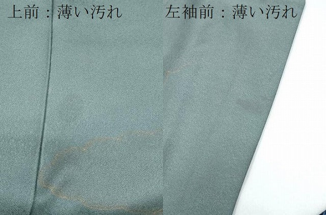 平和屋着物■訪問着　几帳花文　金彩　正絹　逸品　CABG2763th