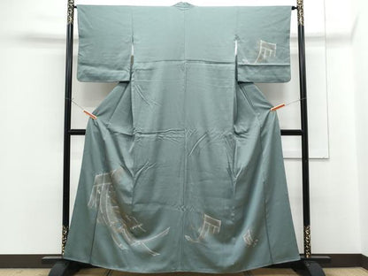 平和屋着物■訪問着　几帳花文　金彩　正絹　逸品　CABG2763th