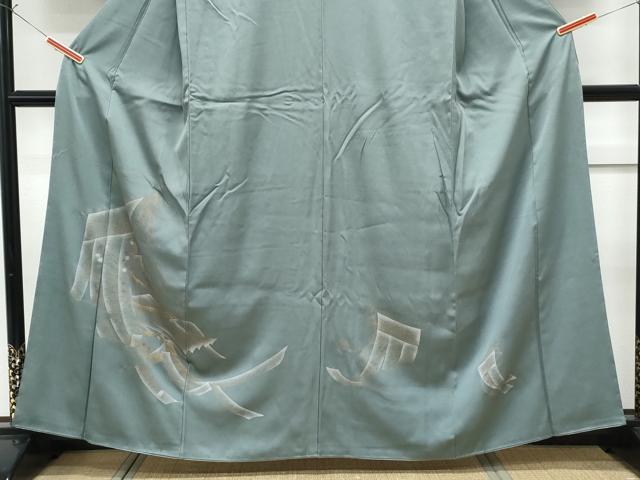 平和屋着物■訪問着　几帳花文　金彩　正絹　逸品　CABG2763th