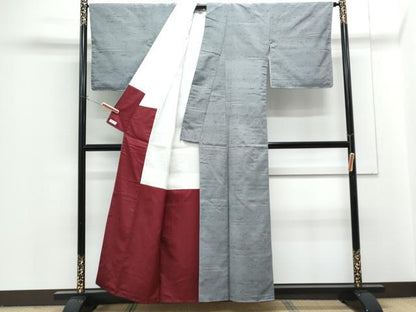 平和屋着物■上質な紬　霞文　正絹　逸品　CABG2778th