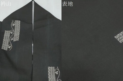 平和屋着物●本場大島紬　9マルキ　吉祥花文　正絹　逸品　CABG2787th