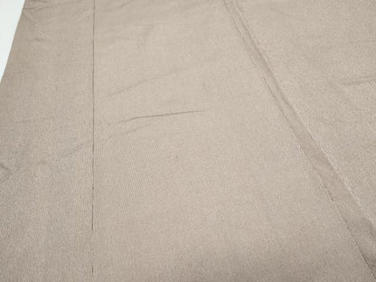平和屋着物●江戸小紋　万筋　胡桃染色×焦茶色　正絹　逸品　CABG2792th