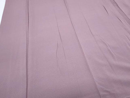 平和屋着物●上質な色無地　京紫色　正絹　逸品　CABG2794th
