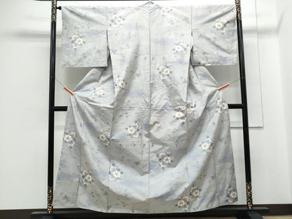 平和屋着物●都喜ヱ門　本場大島紬　舞花季　藤絹織物謹製　証紙付き　正絹　逸品　CABG2797th