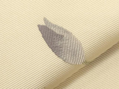 平和屋着物●九寸名古屋帯　草花文　金糸　正絹　逸品　CABG2834dy