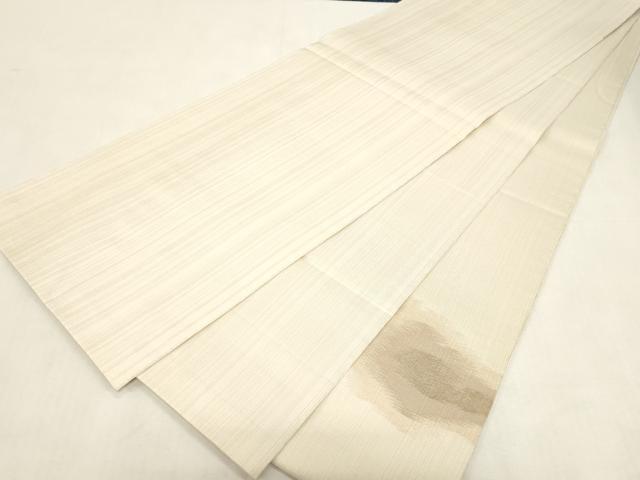 平和屋着物●太鼓柄袋帯　すくい織　陶器草木文　金銀糸　正絹　逸品　CABG2846dy