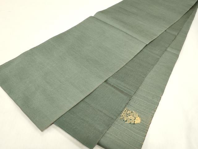 平和屋着物▽太鼓柄袋帯　スリーシーズン　春夏秋　黄金繭　花兎　正絹　逸品　CABG2849dy