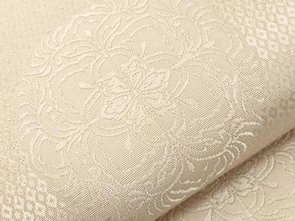 平和屋着物●六通柄袋帯　花丸文　金糸　正絹　逸品　未使用　CABG2862dy