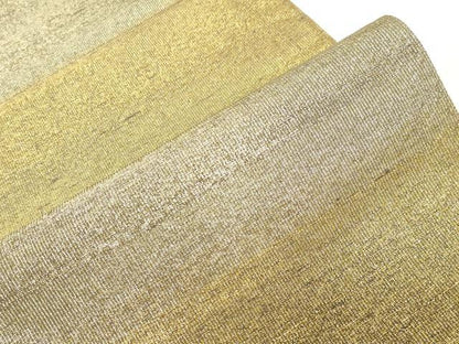平和屋着物●桝屋高尾　ねん金綴錦　全通柄袋帯　段霞文　証紙付き　正絹　逸品　CABG2866dy
