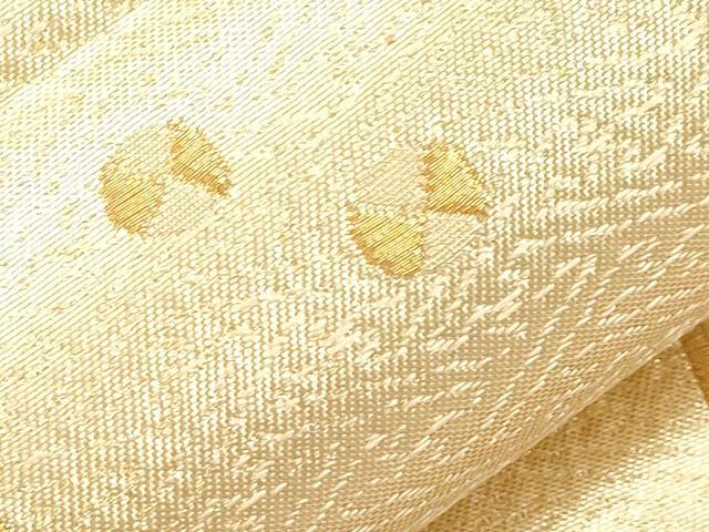 平和屋着物●西陣の名門　加納幸謹製　六通柄袋帯　花尽くし文　金糸　正絹　逸品　CABG2888dy