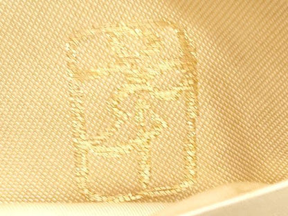 平和屋着物●西陣の名門　加納幸謹製　六通柄袋帯　花尽くし文　金糸　正絹　逸品　CABG2888dy