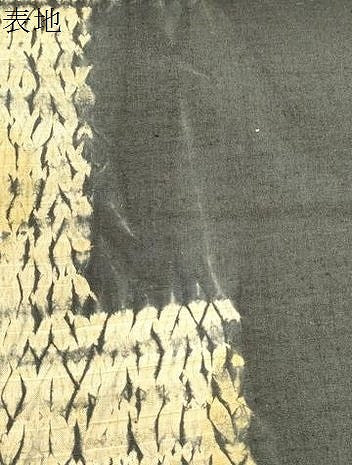 平和屋着物●両面　全通柄袋帯　紬地　杢目絞り　色紙文　正絹　逸品　CABG2889dy