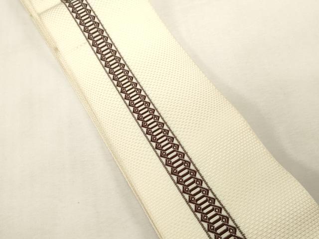 平和屋着物●男性　角帯　幾何学間道　CABG2893dy