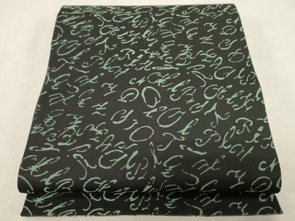 平和屋着物●両面　全通柄袋帯　唐草文　正絹　逸品　CABG2930dy