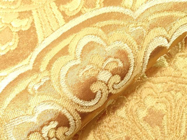 平和屋着物●西陣　川島織物　六通柄　本袋帯　花丸文　金銀糸　正絹　逸品　CABG2931dy