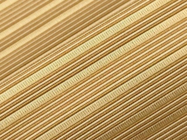 平和屋着物●男性　本場筑前博多織　角帯　横段文　正絹　逸品　未使用　CABG2954dy