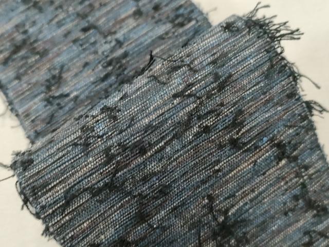 平和屋着物●男性　角帯　髭紬　霞文　正絹　逸品　未使用　CABG2959dy