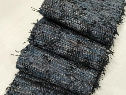 平和屋着物●男性　角帯　髭紬　霞文　正絹　逸品　未使用　CABG2959dy