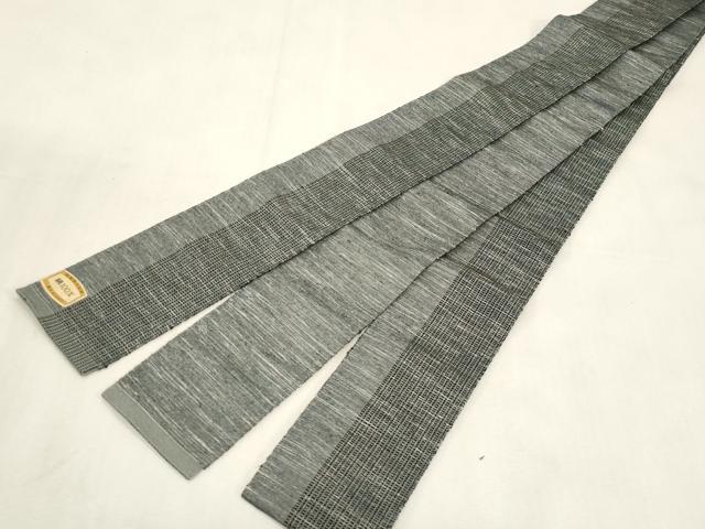 平和屋着物●男性　角帯　宝来織　縞　正絹　逸品　未使用　CABG2960dy