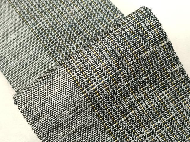平和屋着物●男性　角帯　宝来織　縞　正絹　逸品　未使用　CABG2960dy