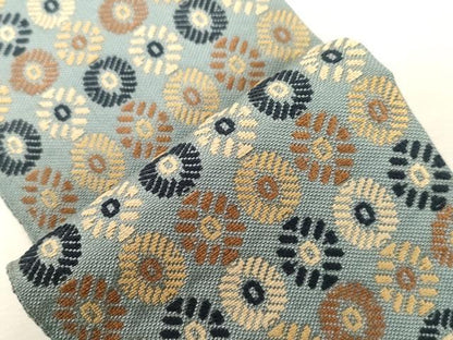 平和屋着物●男性　本場筑前博多織　角帯　刺繍　いちご錦　正絹　逸品　CABG2961dy