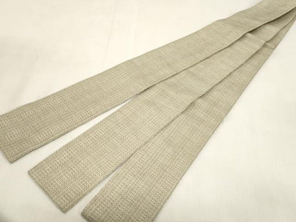 平和屋着物●男性　角帯　霞文　正絹　逸品　未使用　CABG2962dy