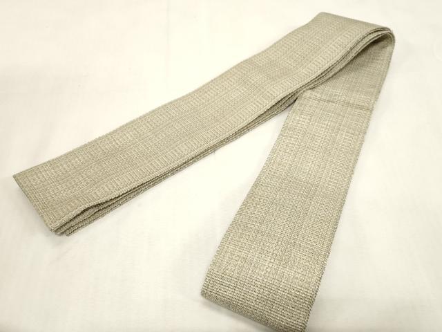 平和屋着物●男性　角帯　霞文　正絹　逸品　未使用　CABG2962dy