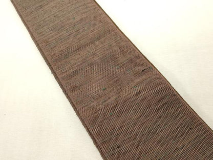 平和屋着物●男性　両面　角帯　紬地　霞文　正絹　逸品　CABG2964dy