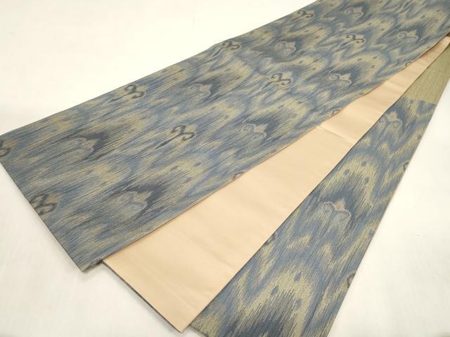 平和屋着物●六通柄袋帯　太子間道　正絹　逸品　未使用　CABG2968dy