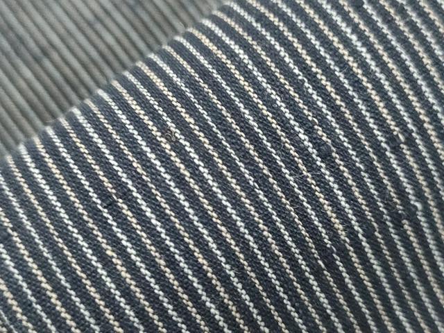 平和屋着物●男性　角帯　紬地　縞　正絹　逸品　CABG2994dy