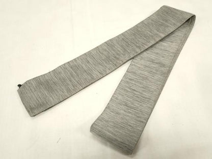平和屋着物●男性　本場筑前博多織　角帯　霞文　正絹　逸品　CABG2996dy
