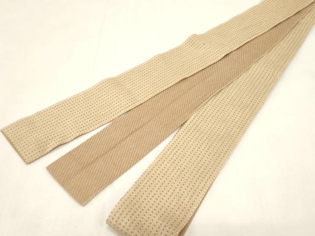 平和屋着物●男性　角帯　格子柄　正絹　逸品　CABG2999dy