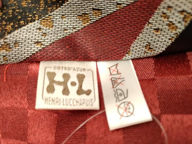 平和屋着物●H・L（アッシュエル）　HENRI-LUC CHAPUIS　両面　全通柄袋帯　麻の葉文様　CABG3015dy
