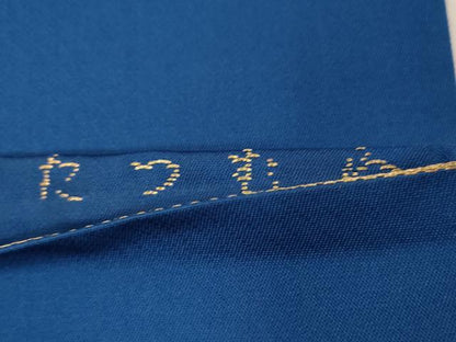 平和屋着物●龍村美術織物　たつむら　九寸名古屋帯　金工鳥　金糸　正絹　逸品　CABG3048dy