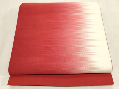 平和屋着物●爪掻き本綴れ　八寸名古屋帯　霞文　正絹　逸品　CABG3092dy