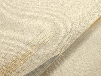 平和屋着物●綴れ　八寸名古屋帯　色紙風景文　金銀糸　正絹　逸品　CABG3093dy