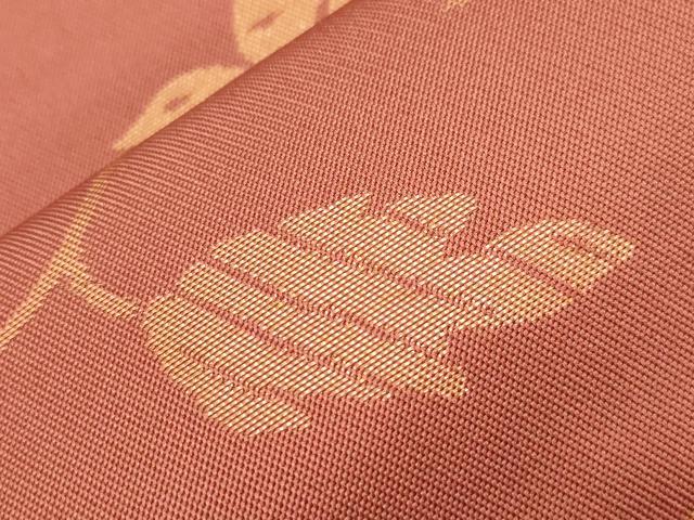 平和屋着物●全通柄　本袋帯　更紗唐草文　金糸　正絹　逸品　CABG3108dy
