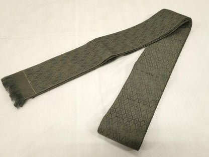 平和屋着物●男性　角帯　菱花文　正絹　逸品　未使用　CABG3116dy