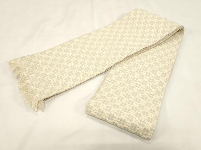 平和屋着物●半幅帯　幾何学文　綿　CABG3122dy
