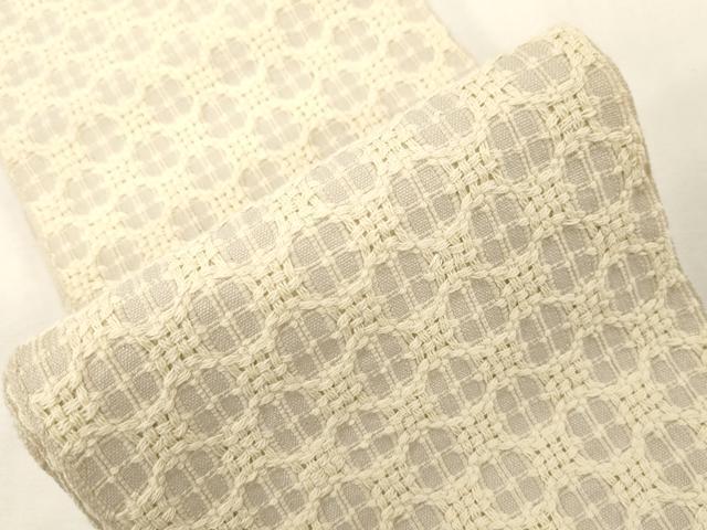 平和屋着物●半幅帯　幾何学文　綿　CABG3122dy