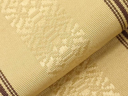 平和屋着物●本場筑前博多織　半幅帯　献上　正絹　逸品　CABG3124dy