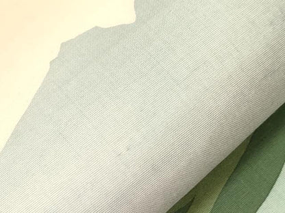 平和屋着物●太鼓柄袋帯　紬地　遠山文　正絹　逸品　未使用　CABG3135dy