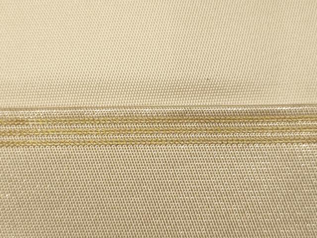 平和屋着物●西陣　川島織物　太鼓柄袋帯　駒刺繍　菱文　金糸　正絹　逸品　CABG3142dy